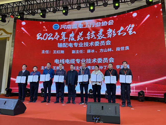 完美（中国）荣获河南省电工行业双优称号， 持续助力电力行业发展