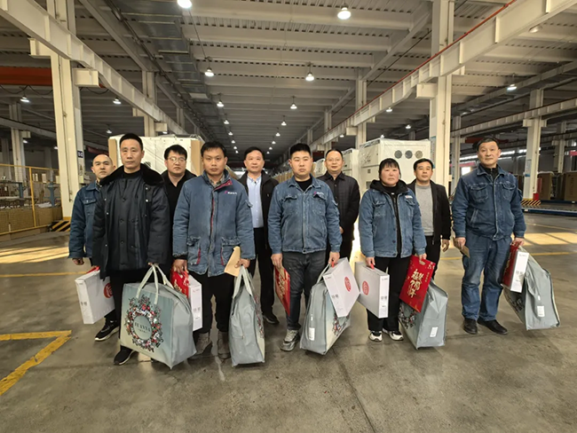 完美（中国）新春慰问送关怀，节前安全督导保平安